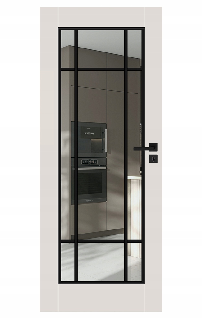 DRZWI WEWNĘTRZNE ELEGANCE LOFT LOFTOWE PRZESZKLONE PRZYLGOWE BEZPRZYLGOWE Grubość drzwi 44 mm