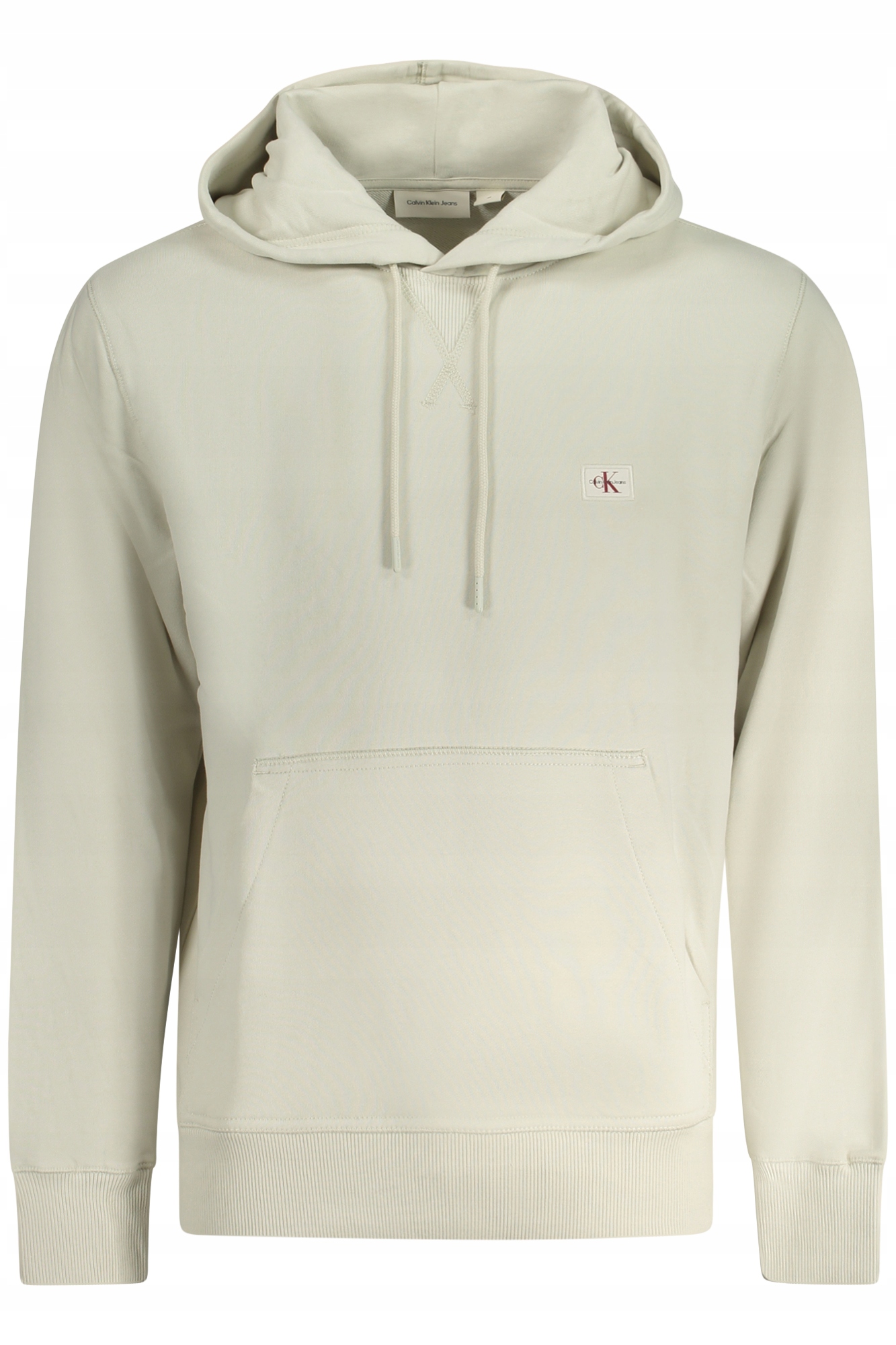 Calvin Klein pánská mikina s kapucí Béžová ecru J30J327113 Cjh vel. XL