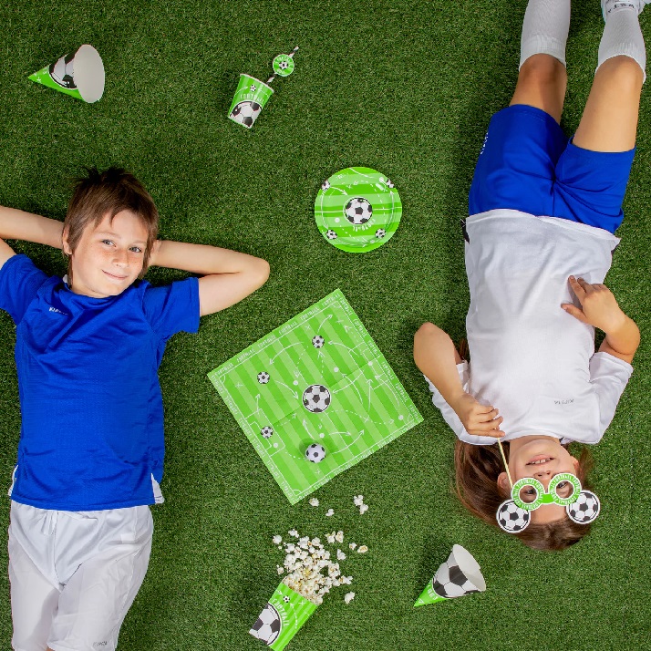 SERWETKI PAPIEROWE Piłka Nożna 10 sztuk Piłkarz Football Marka PartyPal