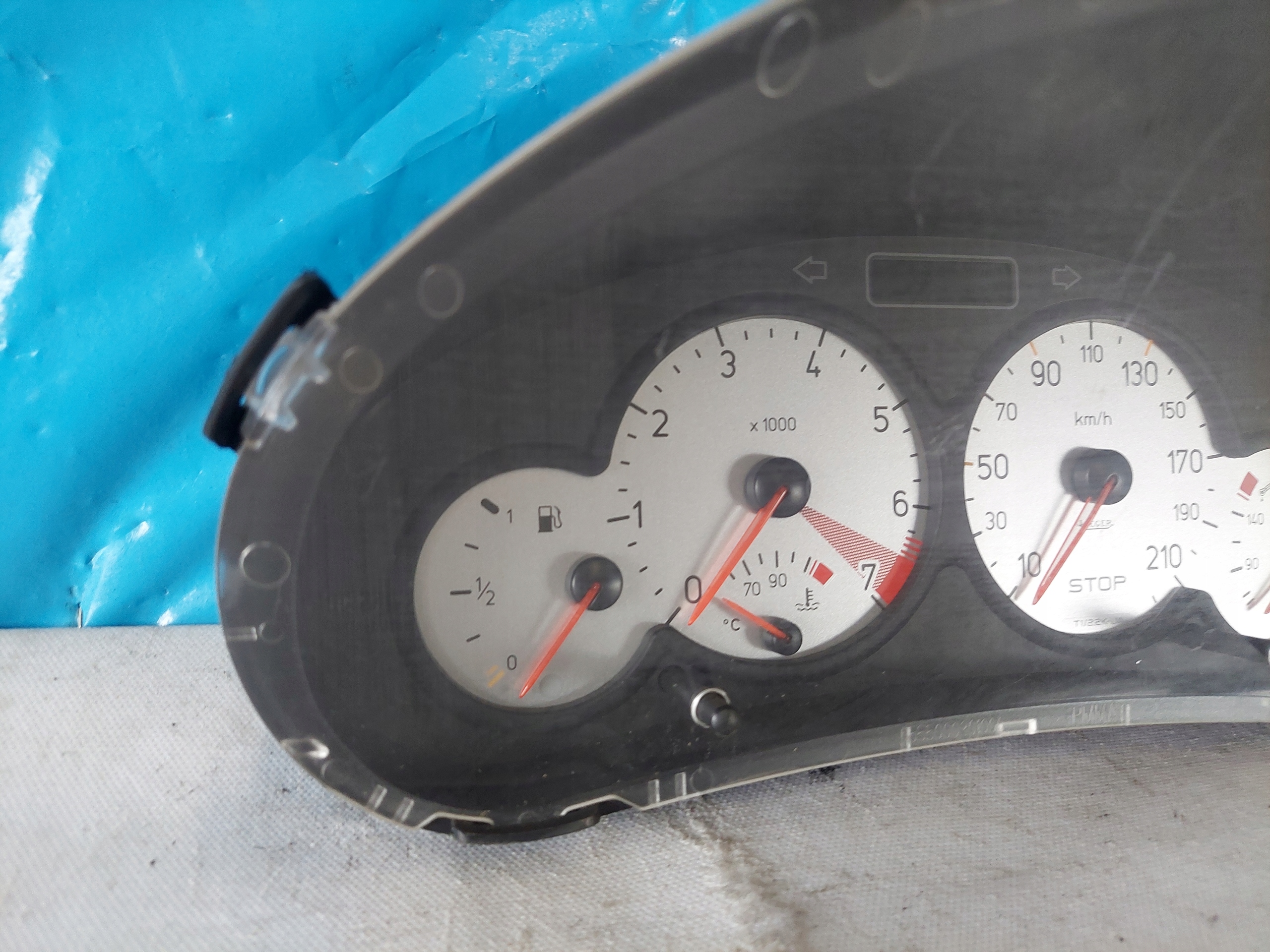 dials clock PEUGEOT 206 CC 1.6 B 9648837180