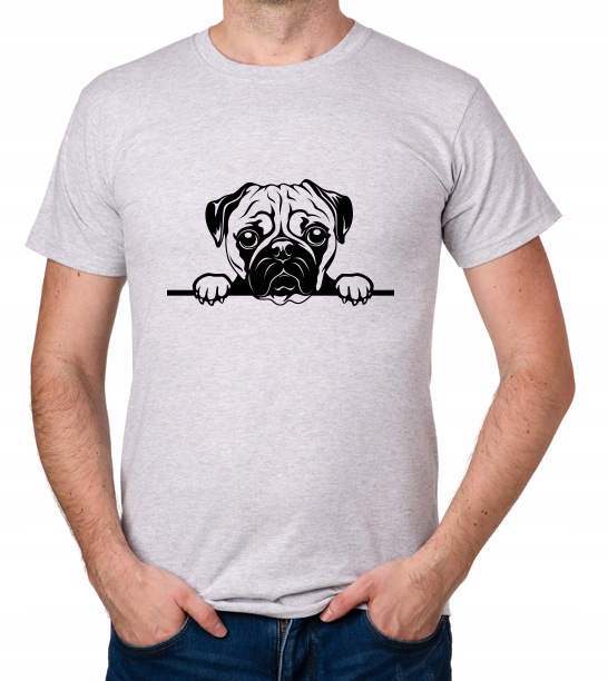 

koszulka Mops Pug Pies Dog Piesek Psiak prezent