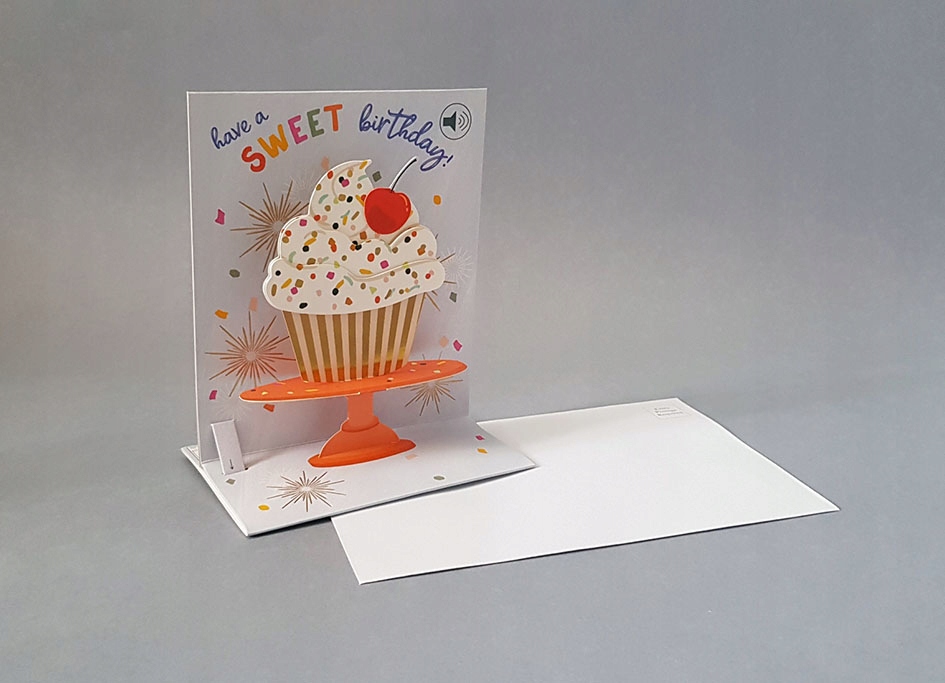 GRAJACA KARTKA na URODZINY TORCIK 18 30 40 50 60 Marka inna