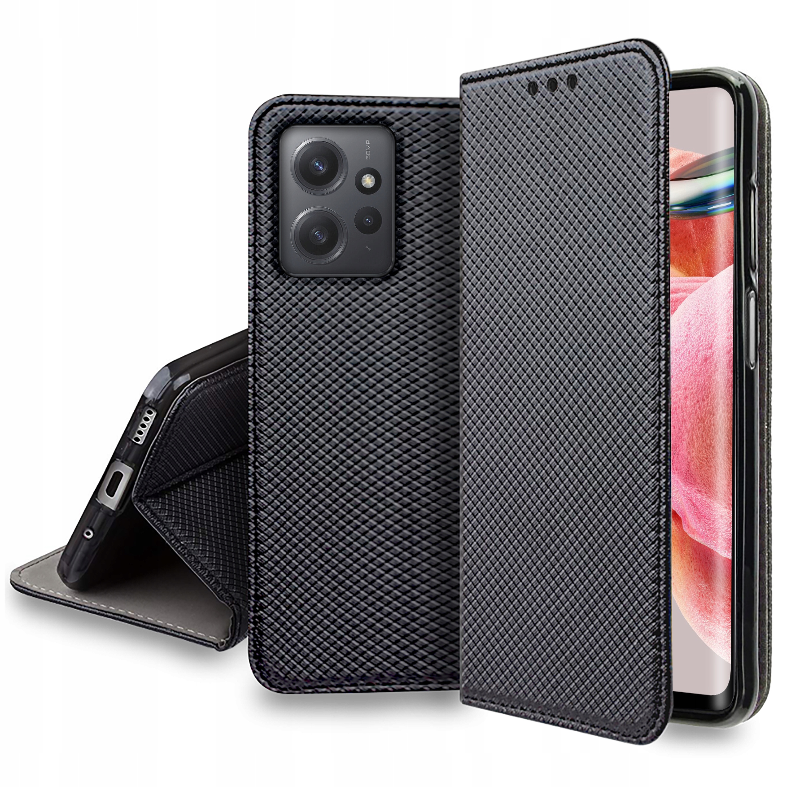 

Etui do Xiaomi Redmi Note 12 4G Smart Magnet Szkło