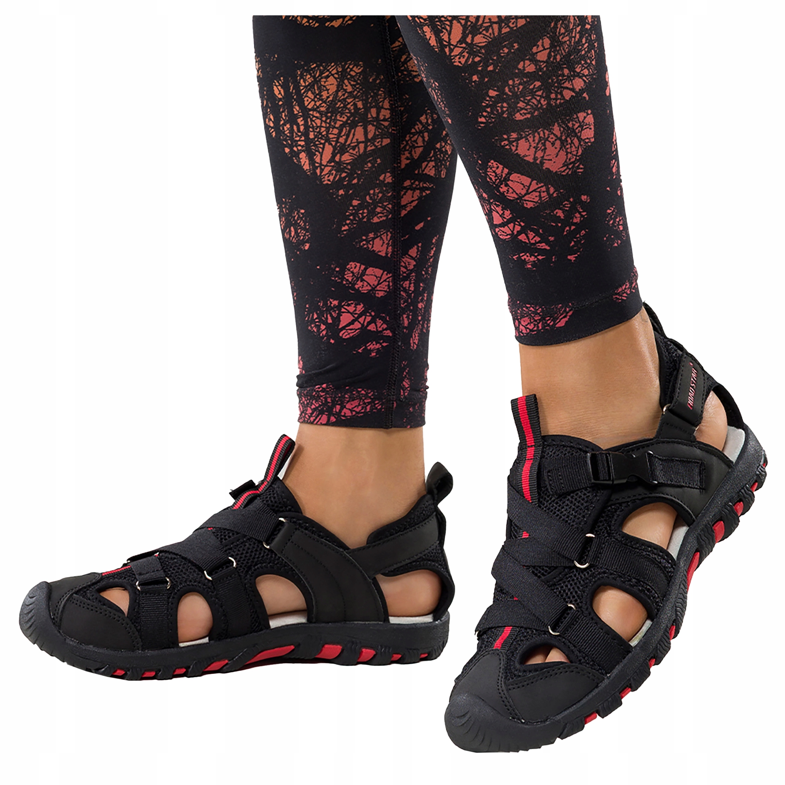 Sandały Damskie Sportowe Trekkingowe Lekkie Przewiewne Miękkie r 39