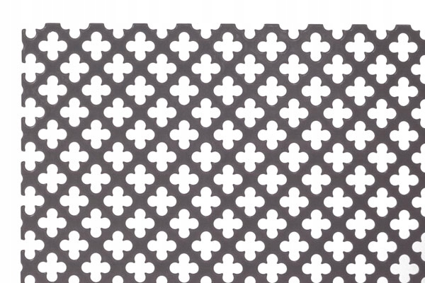 BLACHA PERFOROWANA STALOWA 1X1000X2000 OZDOBNA KRZYŻYK