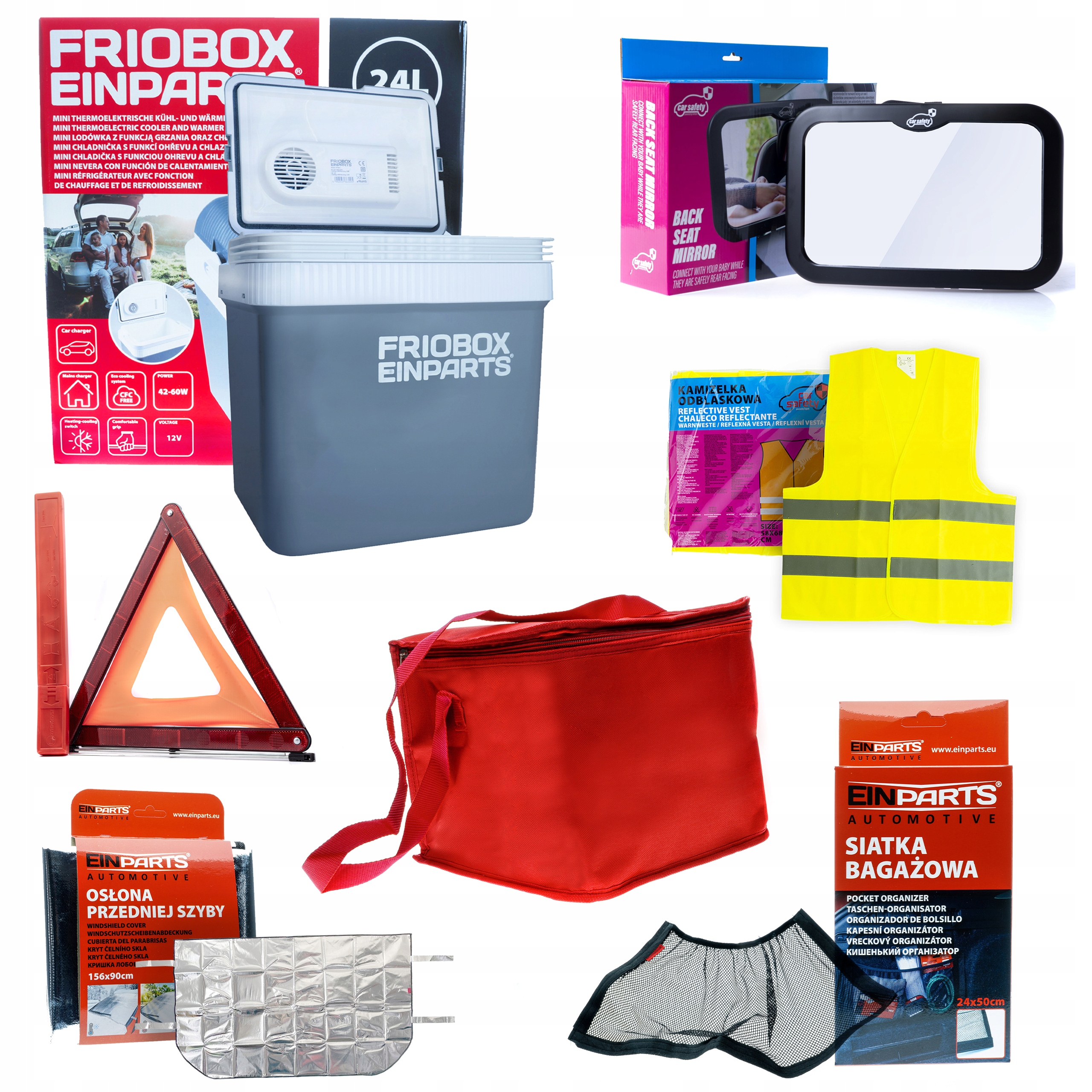 Sada Autochladnička Zrcátko Pro Dítě Termotaška Akcesoria