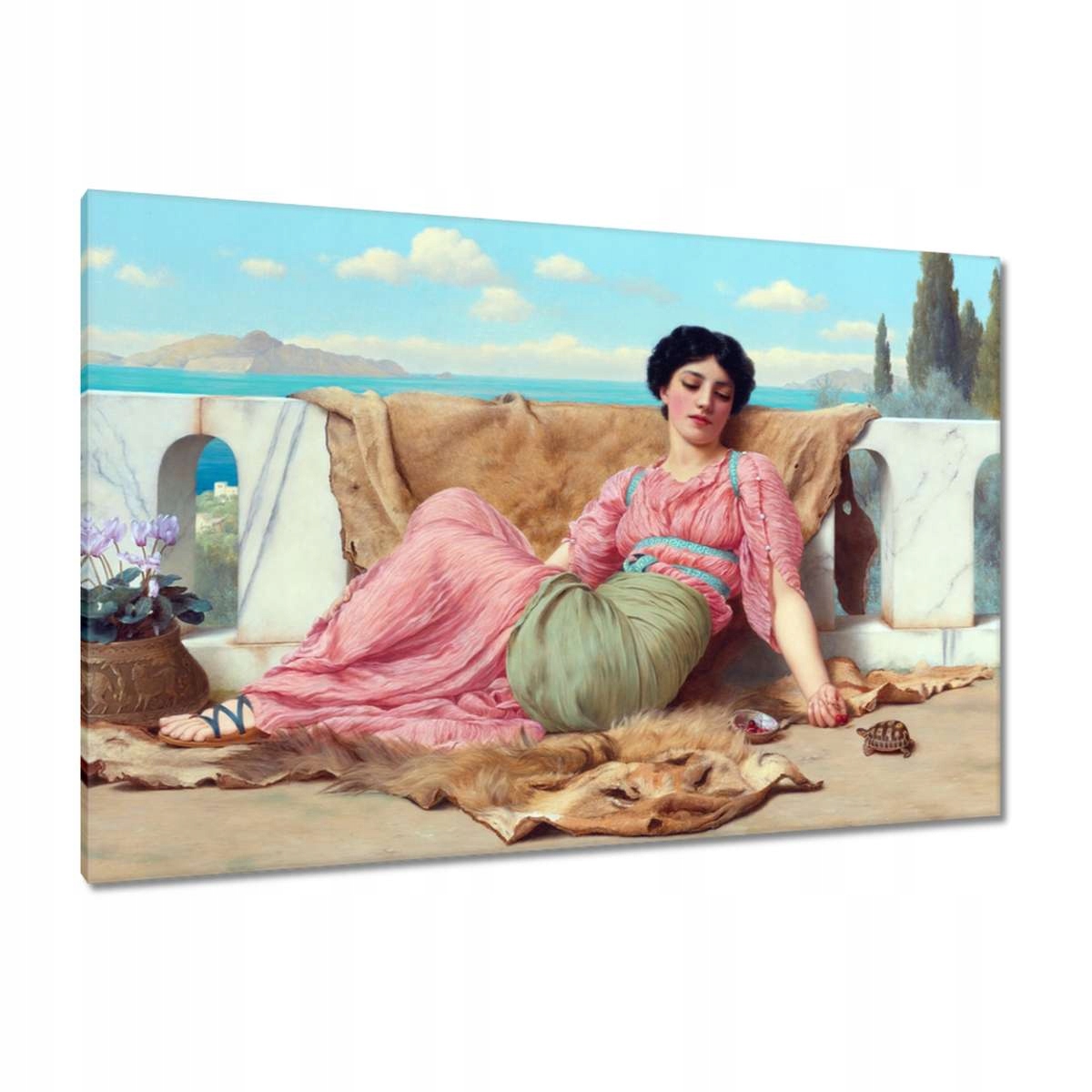 Obrazy 120x80 The quiet pet Godward