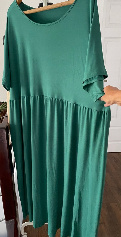 šaty Maxi Plus Size vel 58/60 zelená