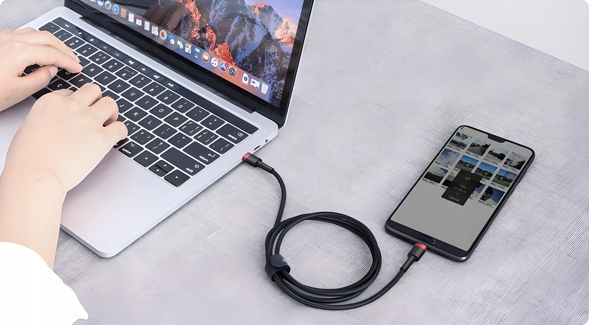 BASEUS MOCNY KABEL USB-C SZYBKIE ŁADOWANIE TYP-C TYPE-C PD 60W QC 3.0 1M Zgodność ze standardem Quick Charge 1.0 Quick Charge 2.0 Quick Charge 3.0