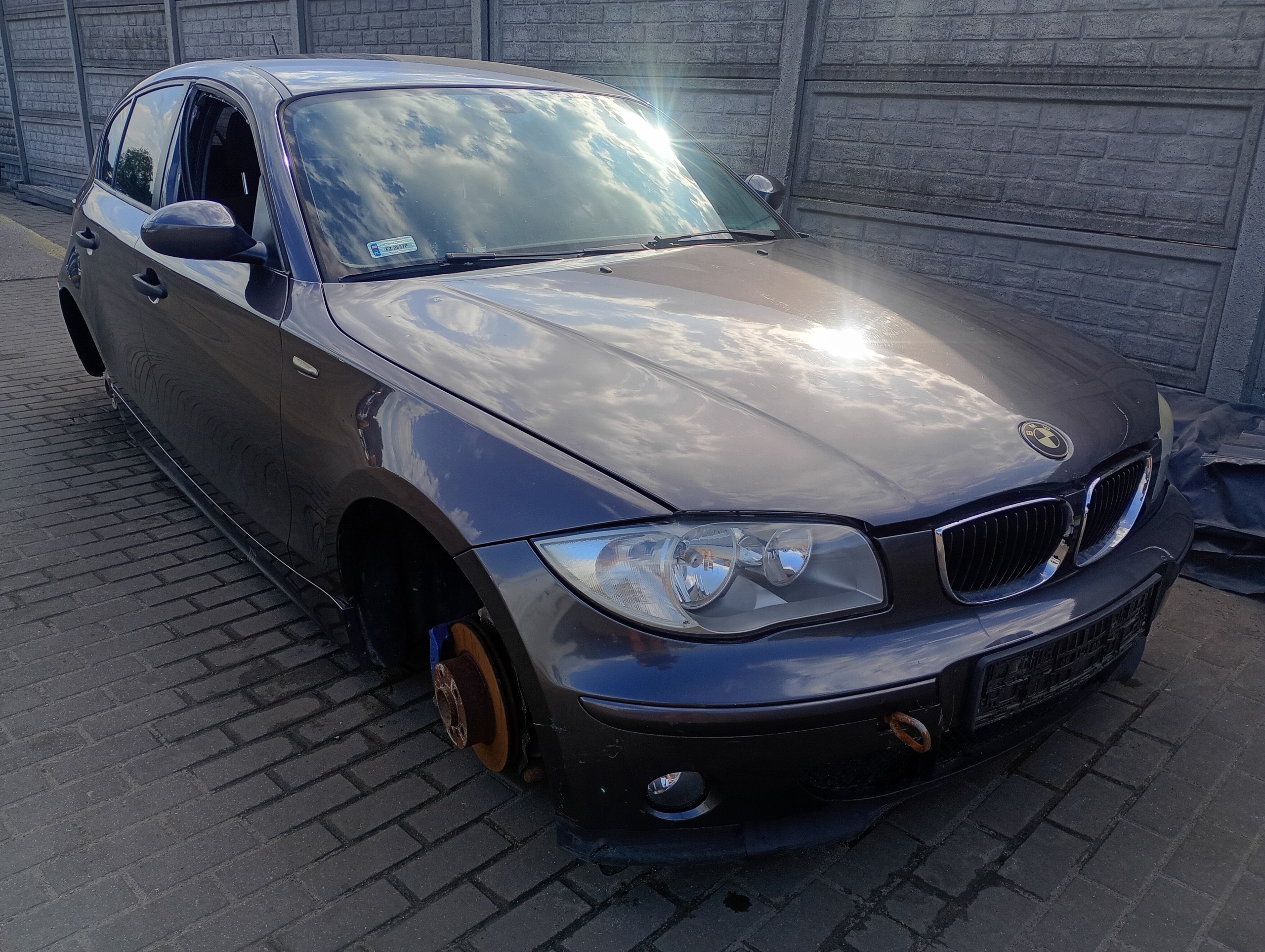 couverture pare soleil droit passegers BMW 1 et E87 04-11