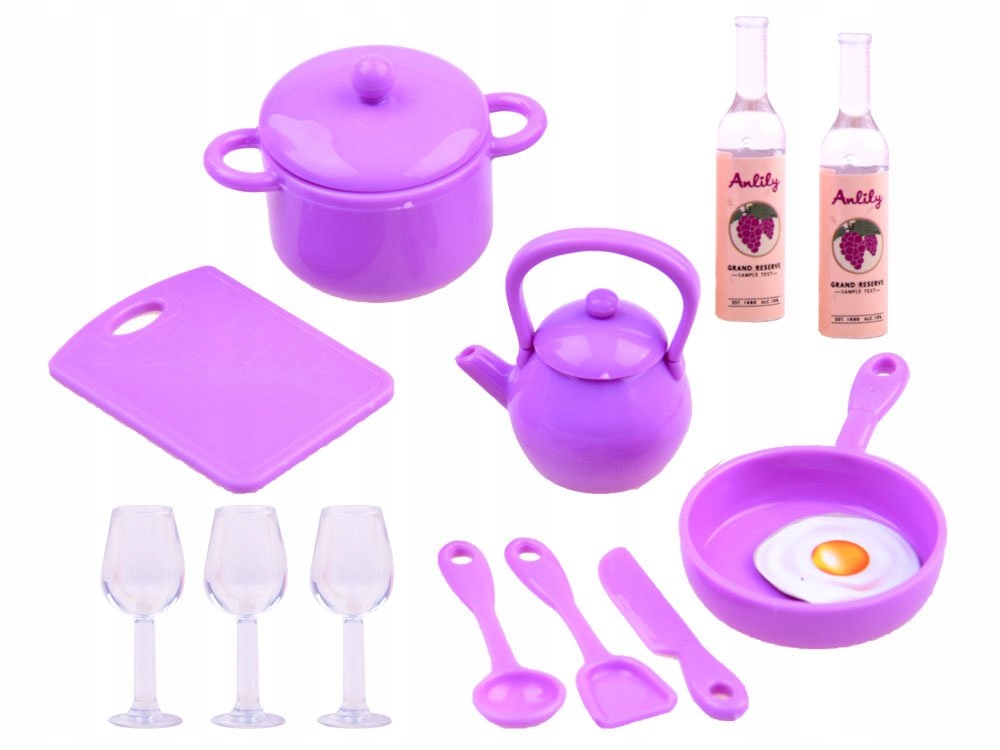 LALKA KUCHNIA DLA LALEK ŚWIATŁO DŹWIĘK MEBLE Wiek dziecka 3 lata +