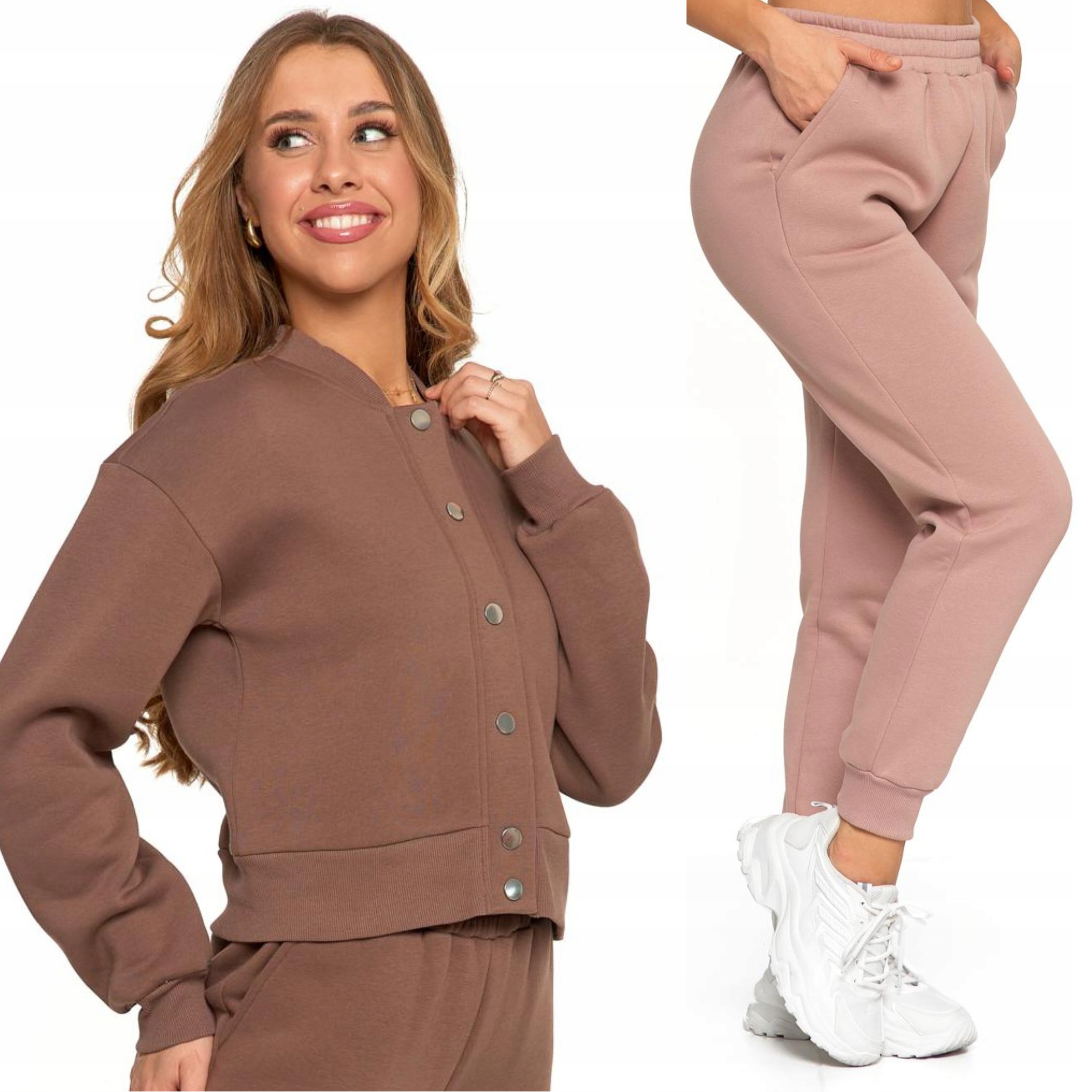 Dámská bavlněná tepláková souprava Mikina a kalhoty Moraj XXL