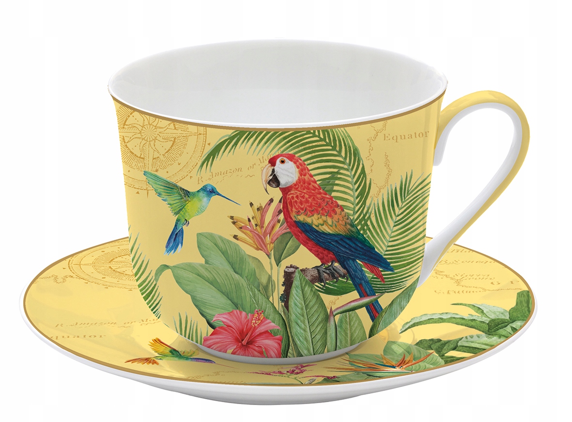 

Filiżanka Ze Spodkiem Porcelana Exotic Paradise