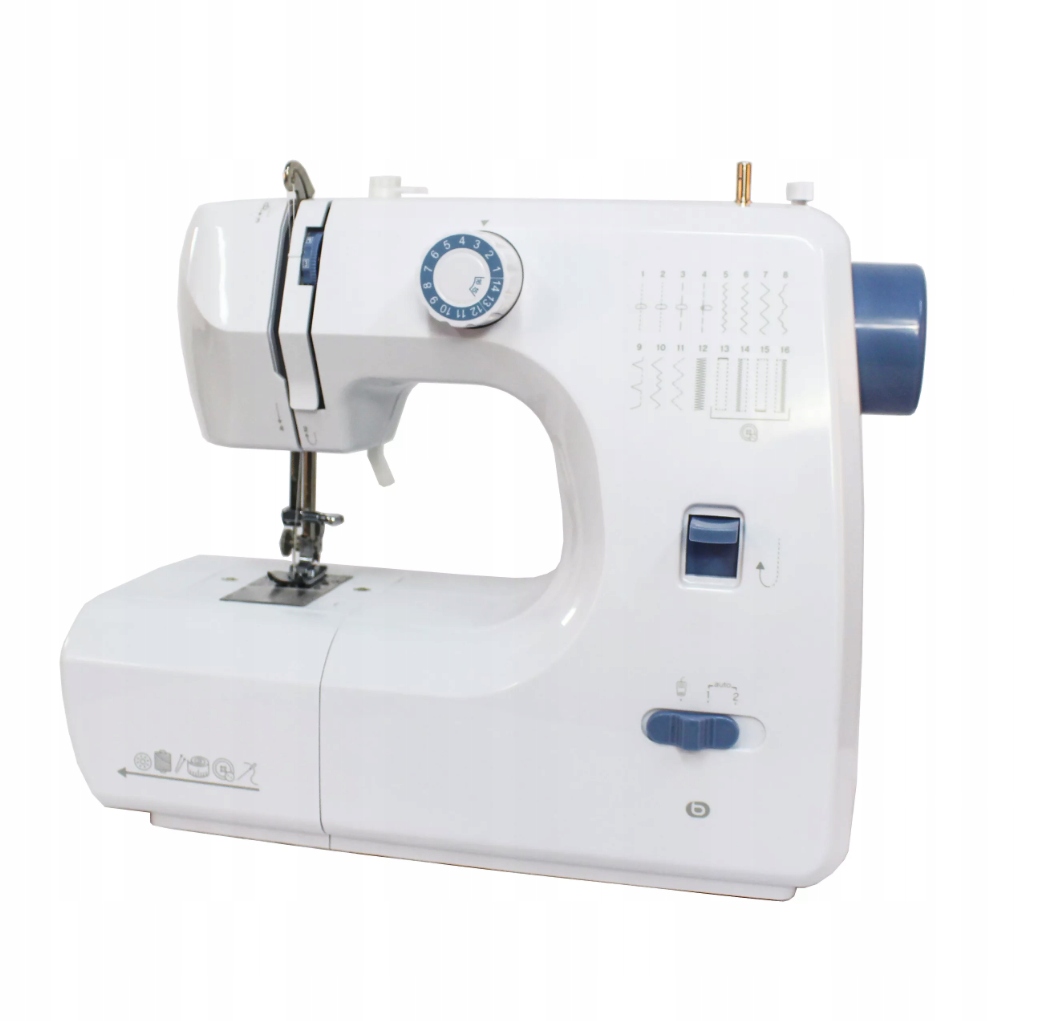 Šicí stroj EssentielB Emac 1 16 stehů Rotační uchopovač