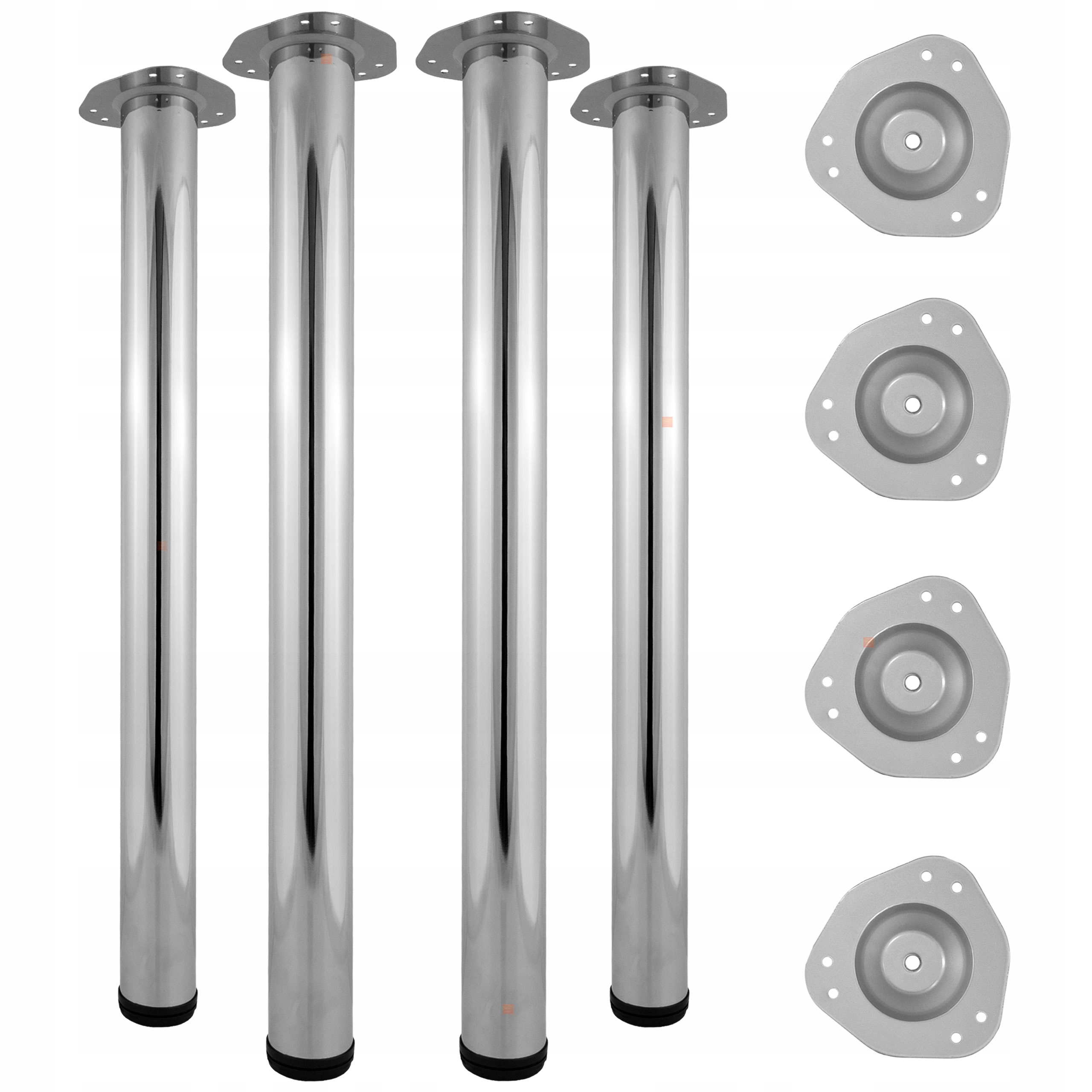 

Nogi meblowe do stołu biurka Step 820MM chrom 4szt