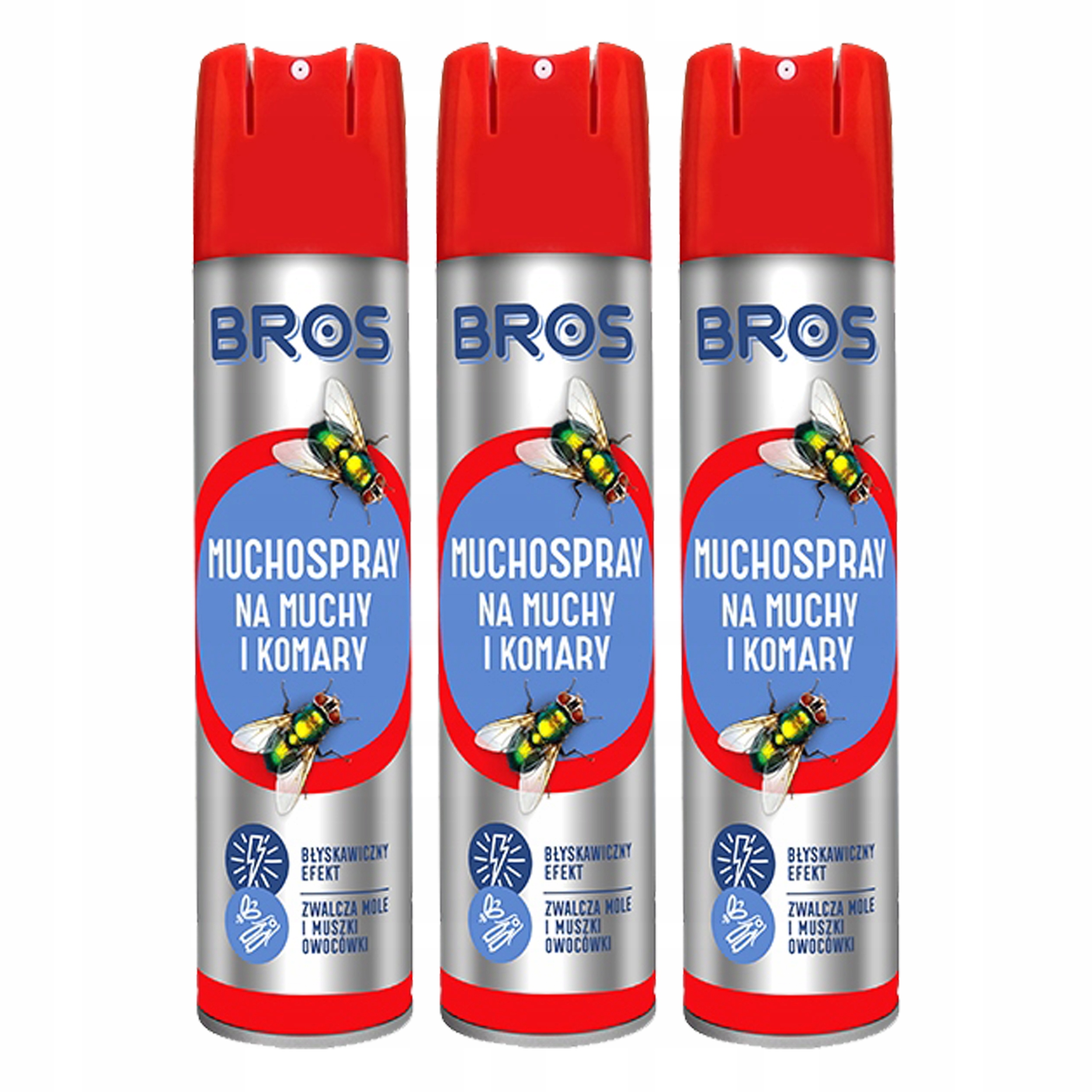 Bros Muchospray na Muchy i Komary 3 x 400ml