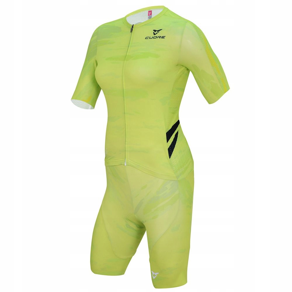 Triatlonový kostým Cuore týmový švýcarský zlatý vel. L