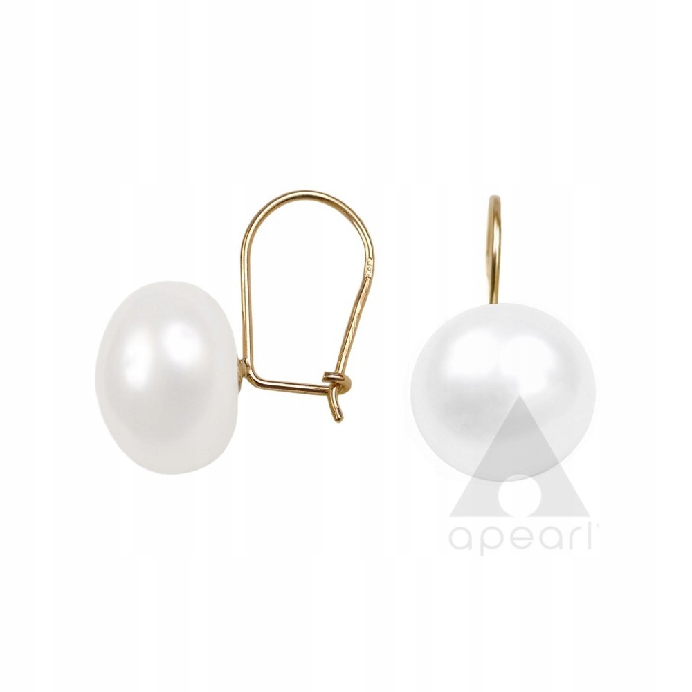 Zlaté Náušnice S Velkými Perlami