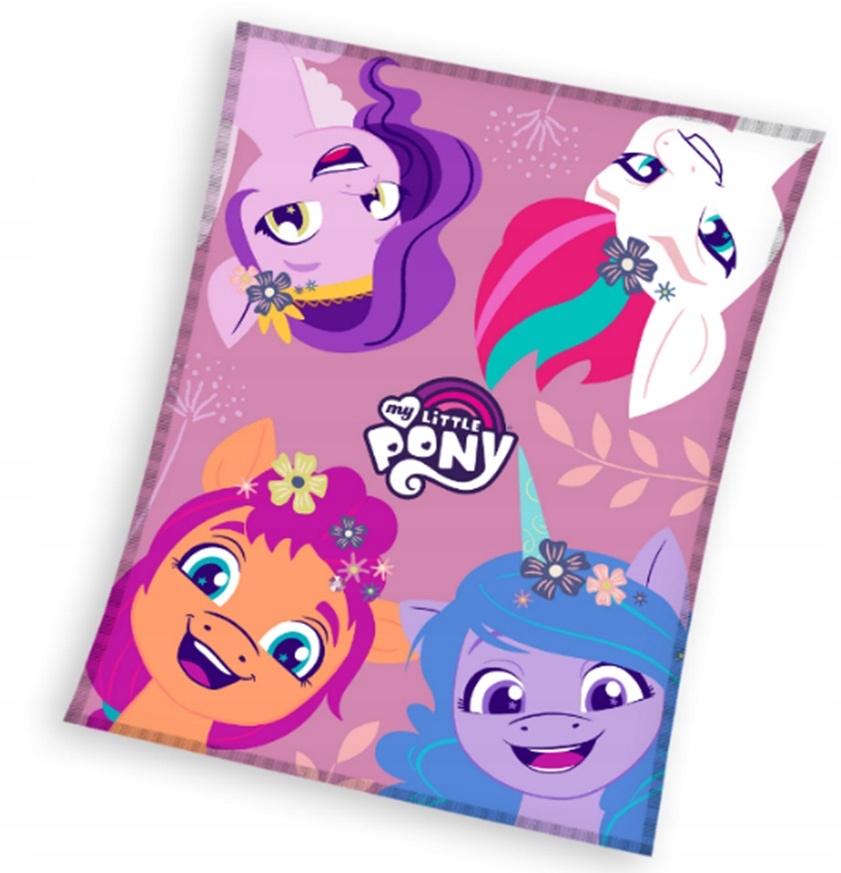 

Koc kocyk Kucyki Pony polar 110x140