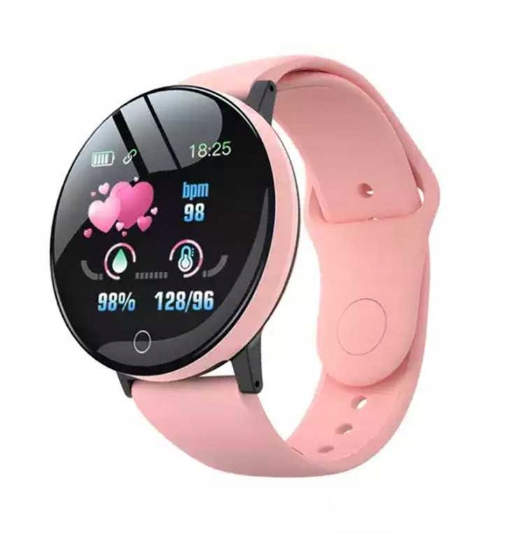 SMARTWATCH ZEGAREK OPASKA SPORTOWA 119 RÓŻOWA Typ naręczny
