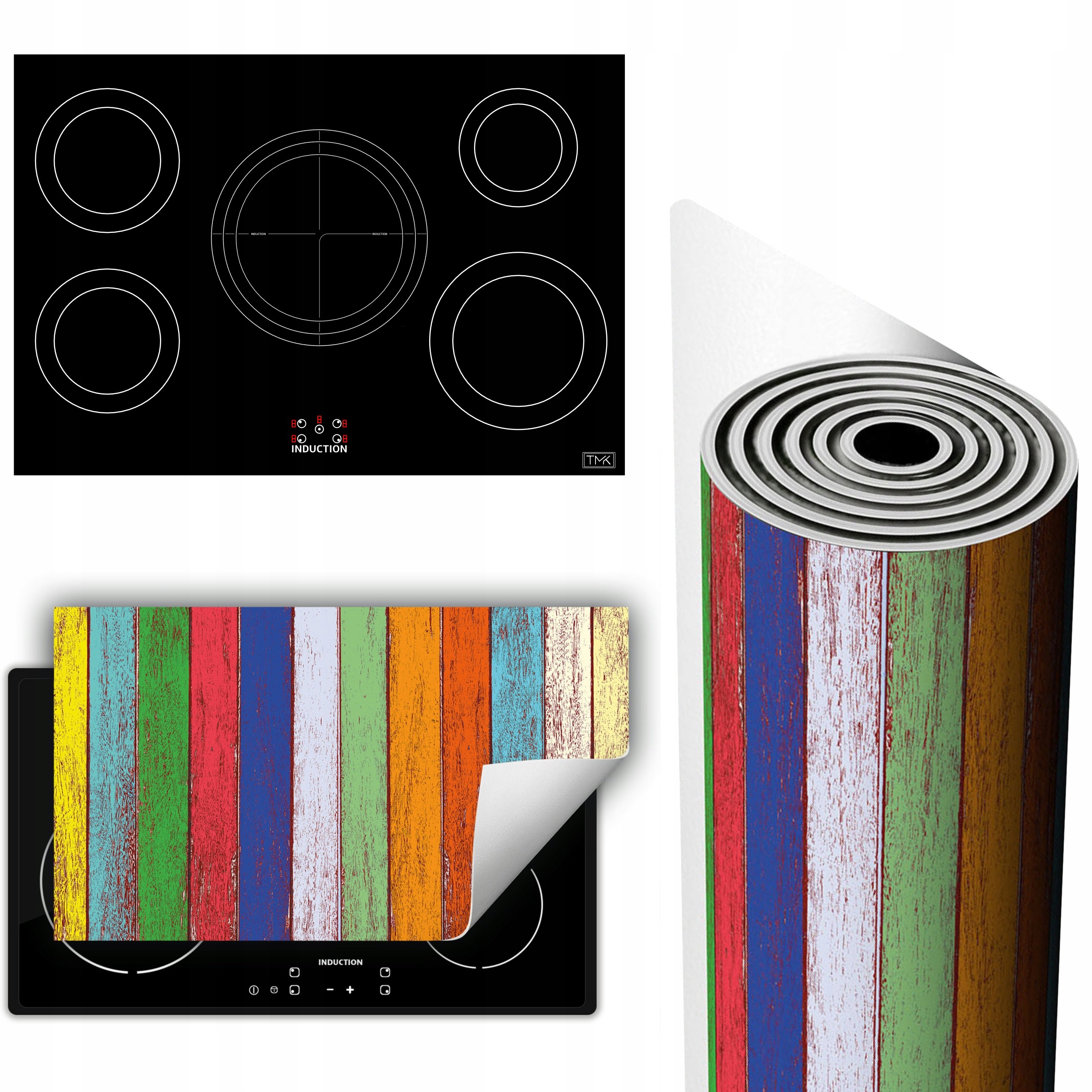 Vinylová Podložka Ochrana Kuchyňské Desky 90x52 barevná
