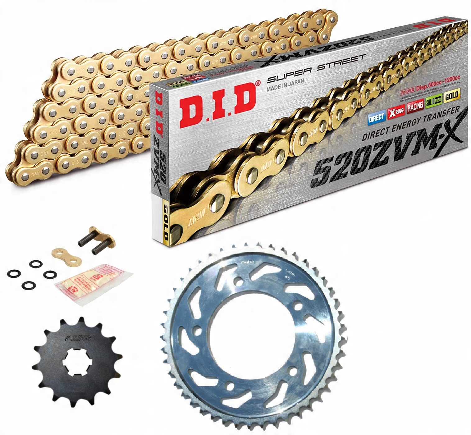 

Zestaw Napędowy Did+sun Yamaha XTZ750 Tenere