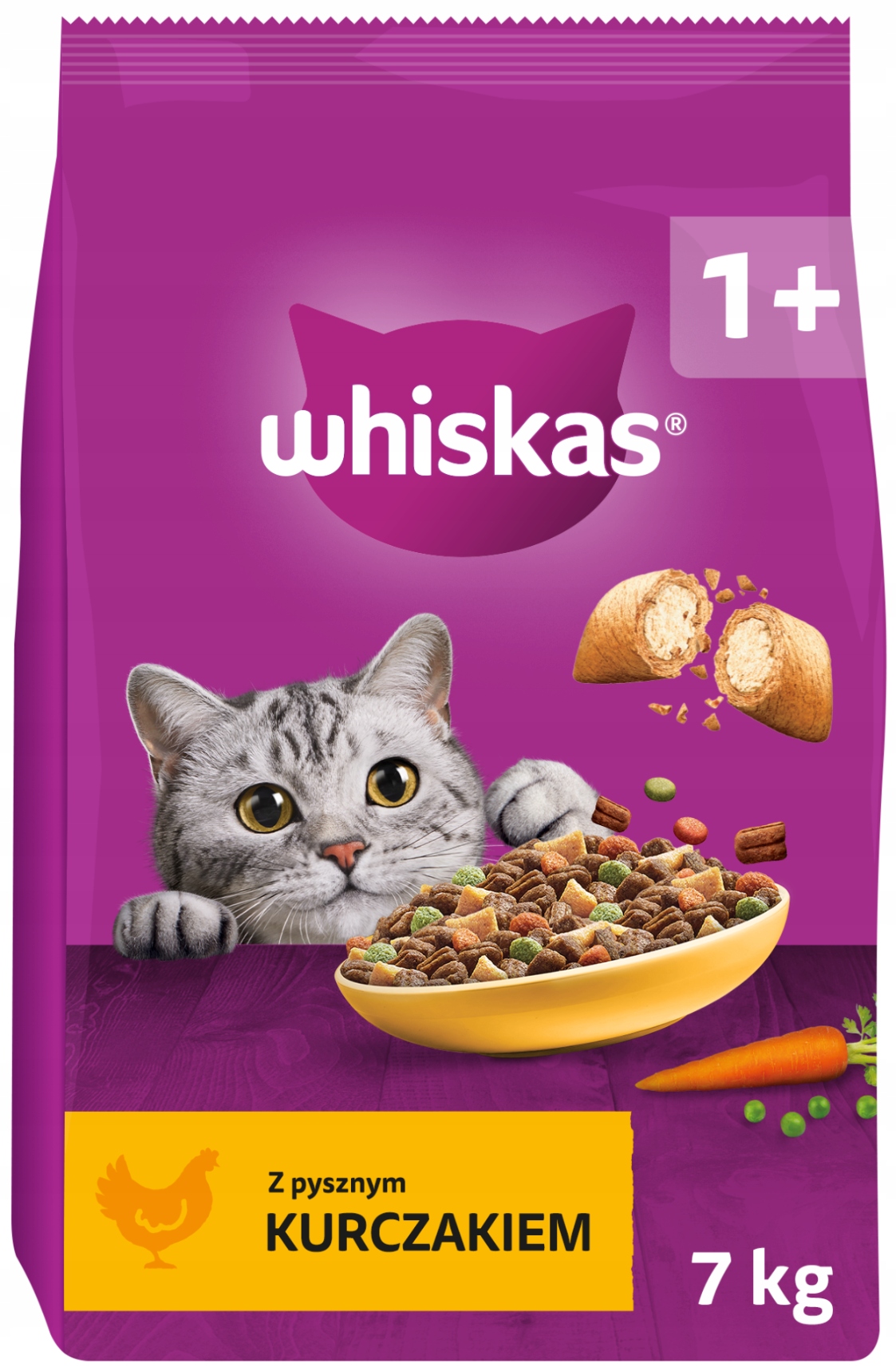 Whiskas Sucha Kurczak 7kg