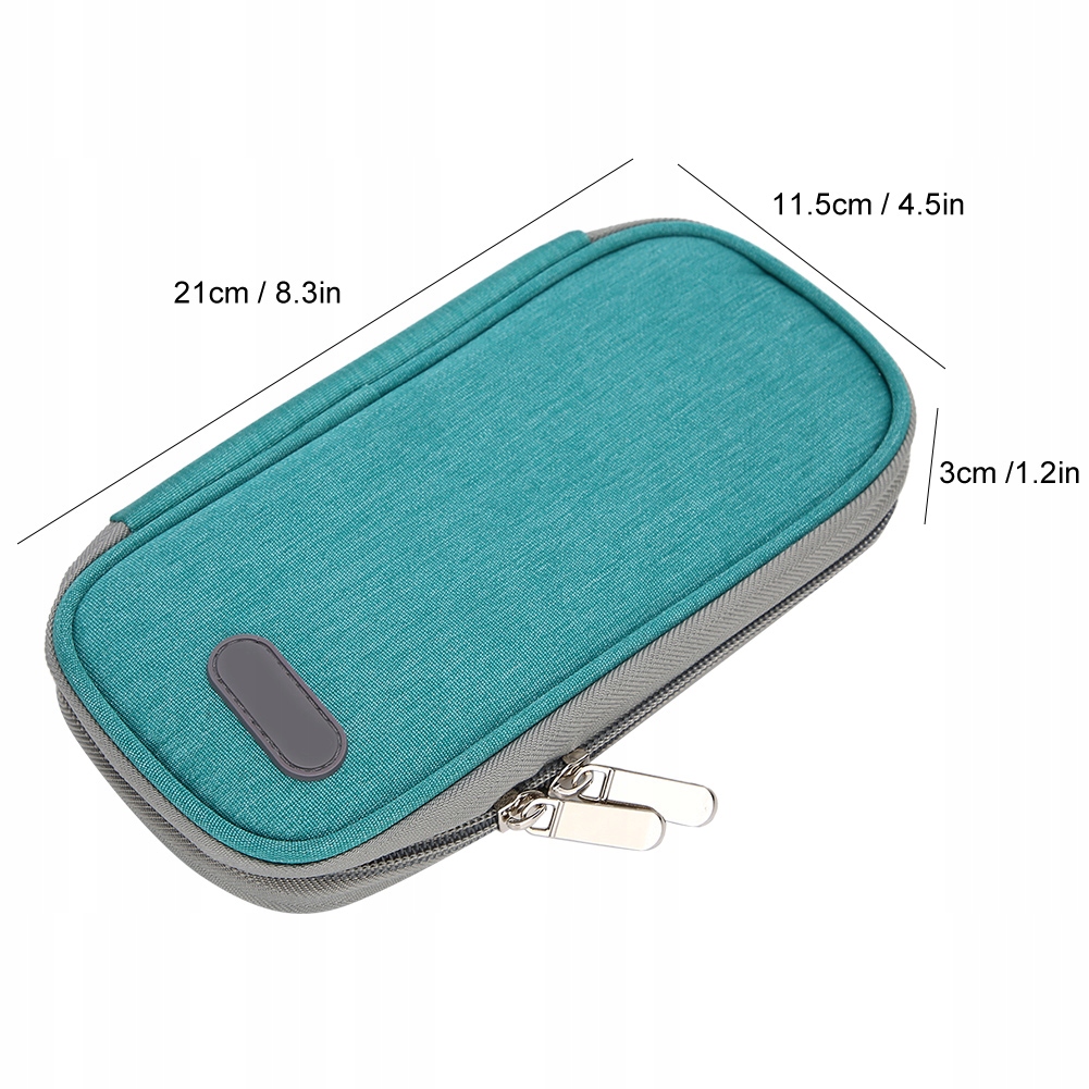 PODRÓŻNA TORBA NA LEKI TERMICZNA TERMOIZOLACYJNA Wysokość 1 cm