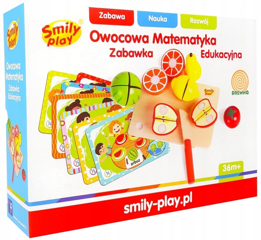 

Smily Play Owocowa Matematyka Drewniana Zabawka