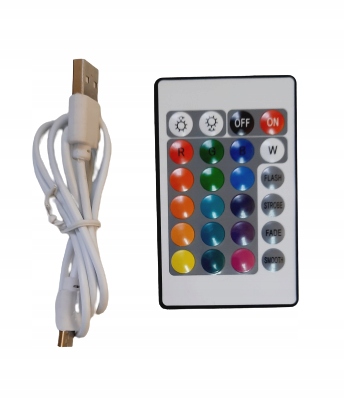 LAMPKA NOCNA 3D LED REKIN MULTIKOLOR PILOT USB Kod producenta PLEXI37