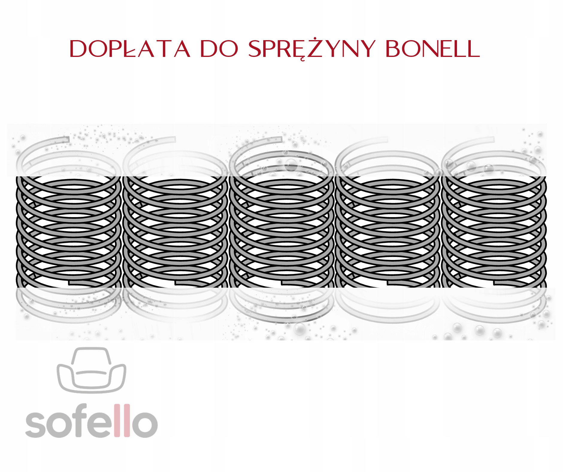 DOPŁATA do sprężyny BONELL SOFA