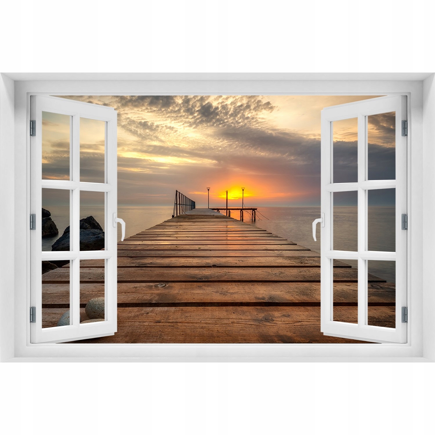 

Fototapeta Naklejka ścienna Drewniane molo 120x80