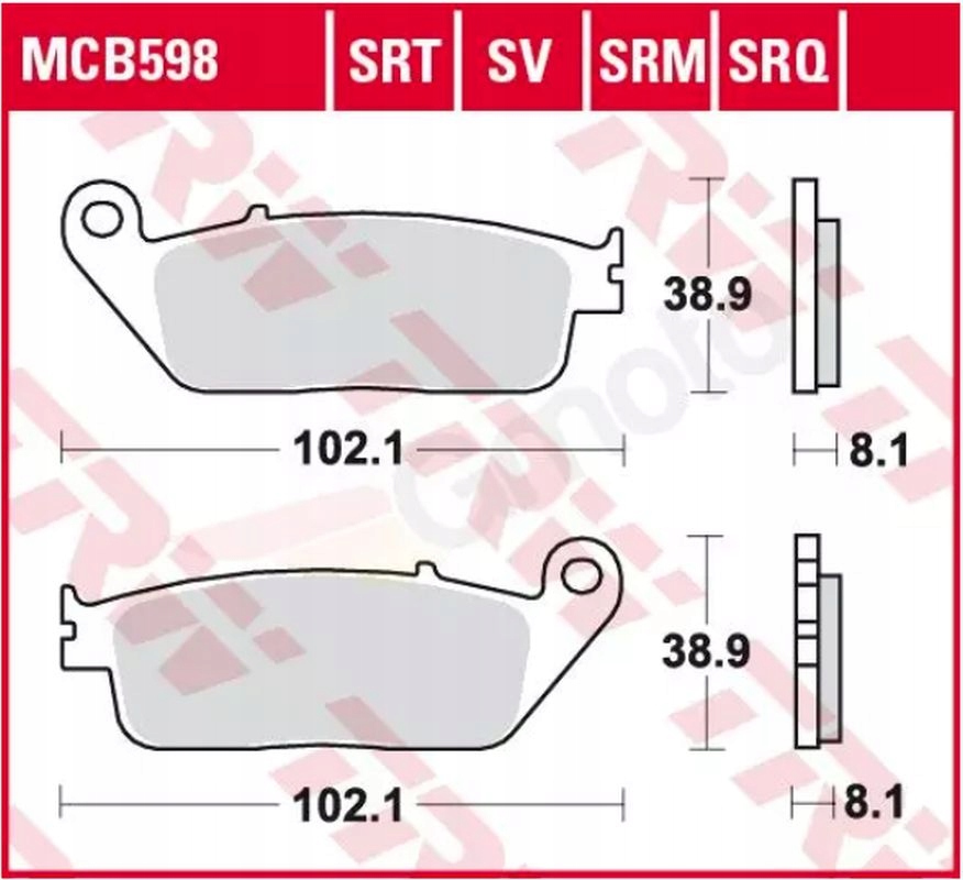 Trw Zf Brzdové Doštičky KH142 Sinter Racing (výkonové) Bmw C-evolution 14-