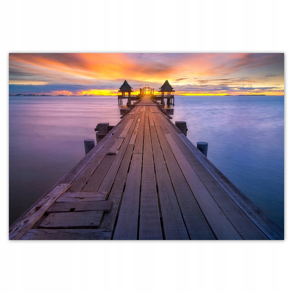 

Fototapety flizelina 152x104 Pomost o zachodzie