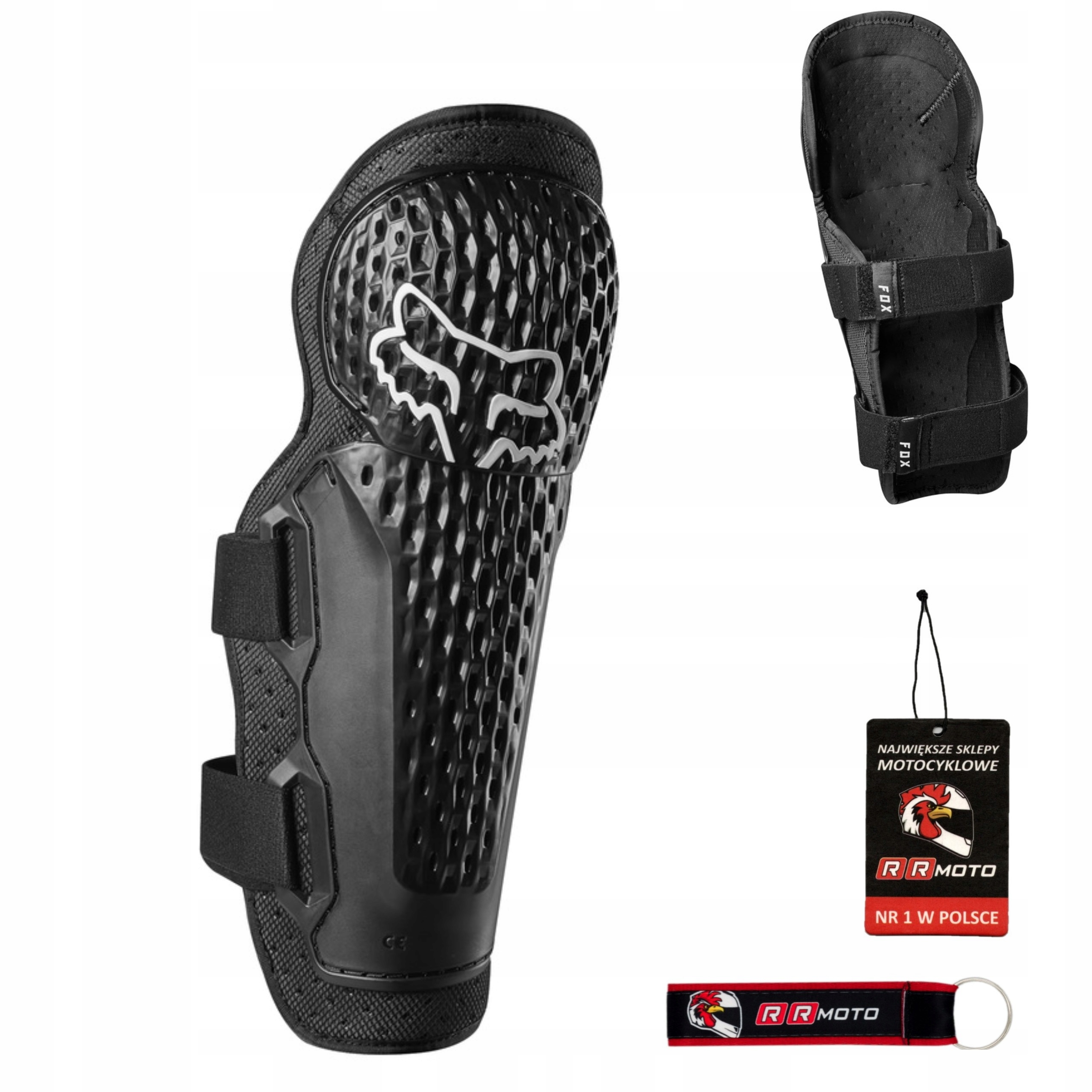 Chrániče kolen Fox Titan Sport Black černé cross enduro Bonus