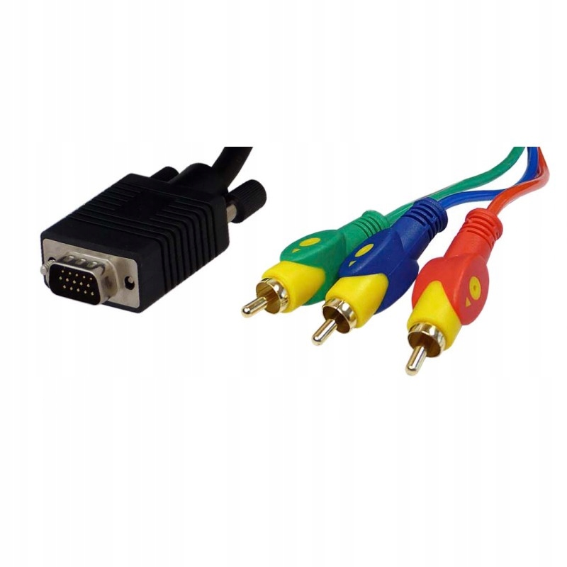 Przewód VGA - 3RCA, 1,5m VR71