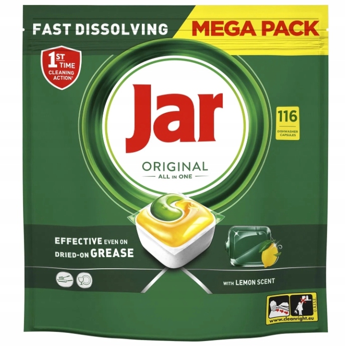 Levně Jar kapsle na nádobí Original Lemon 116ks