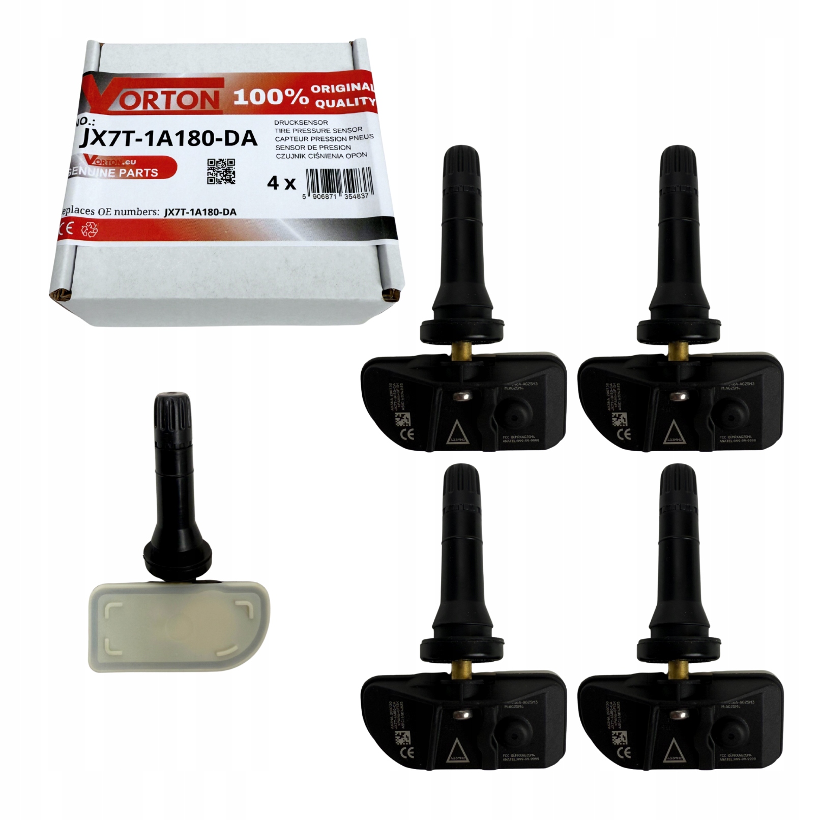 Snímače Tlaku Vzduchu Pre Kolesá Pneumatík Tpms Kuga Puma Mk 2 Ford Explorer