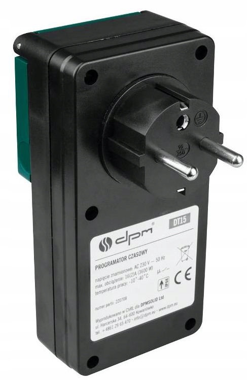Programator czasowy analogowy z czujn. zmierzchu Marka DPM