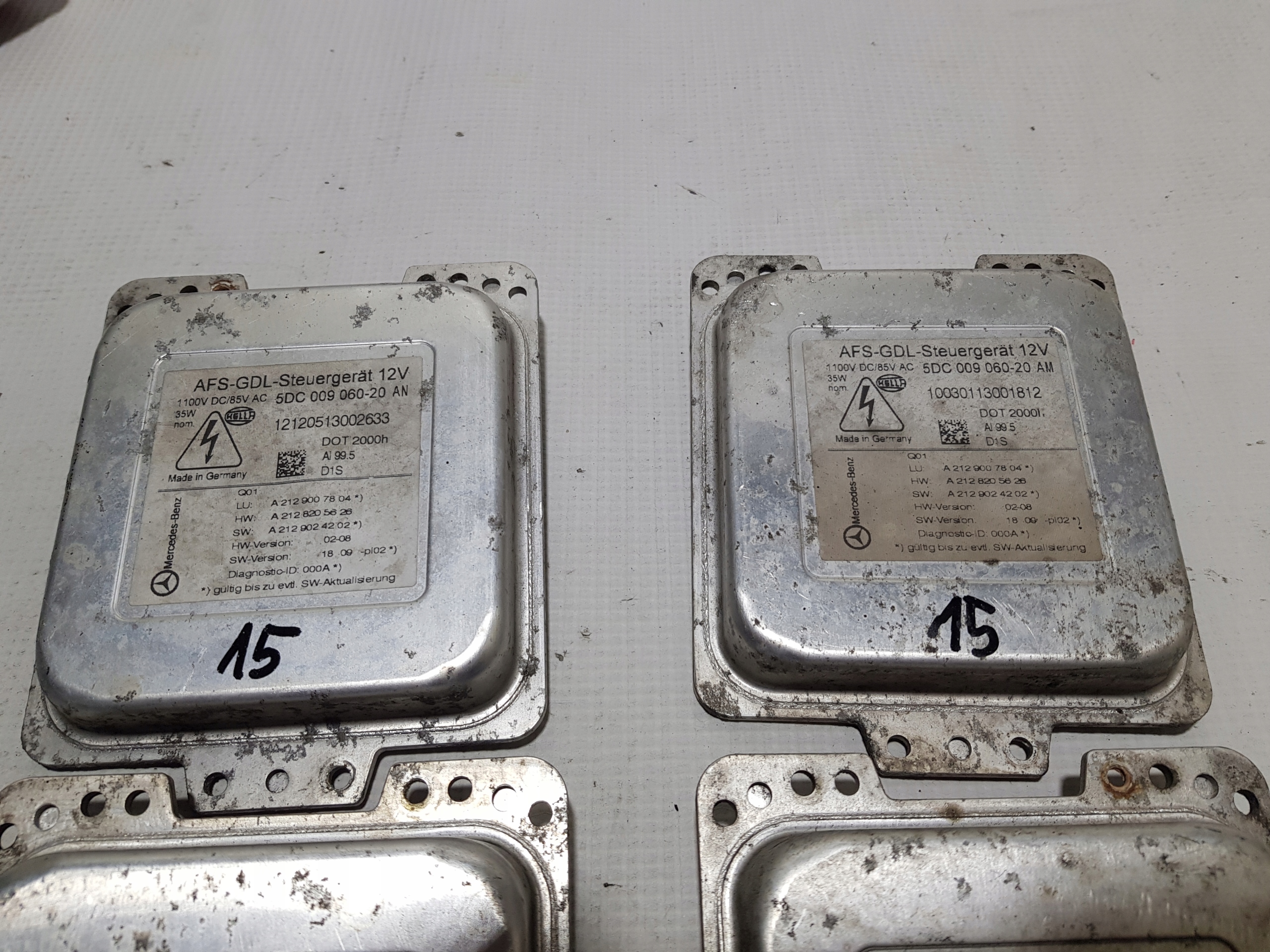 control unit XENON MERCEDES W212 W207 5DC009060-20AN