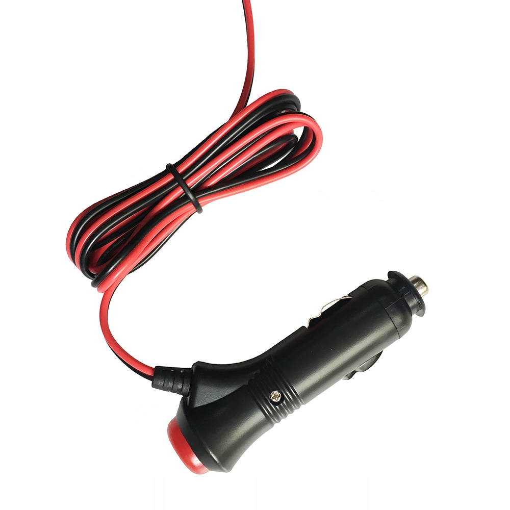 Wtyczka zapalniczki z włącznikiem kabel 3 metry