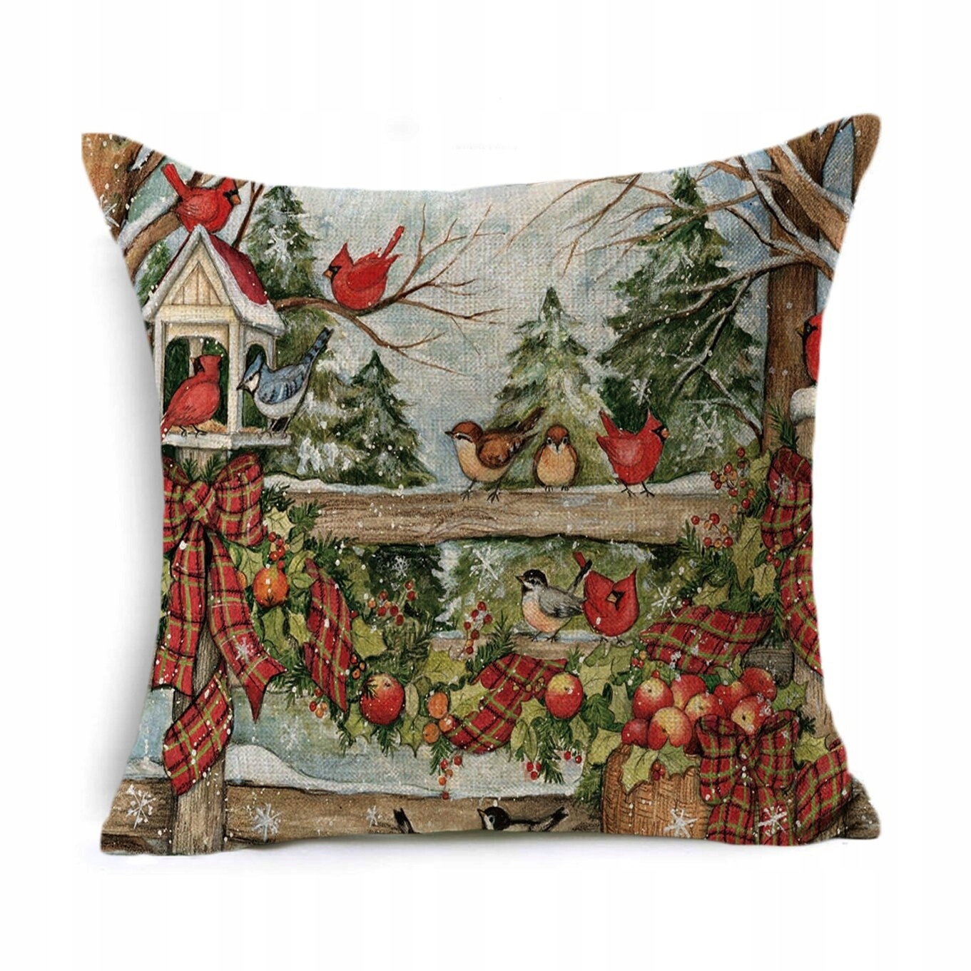 ŚWIĄTECZNA POSZEWKA NA PODUSZKĘ DEKORACYJNA 45X45