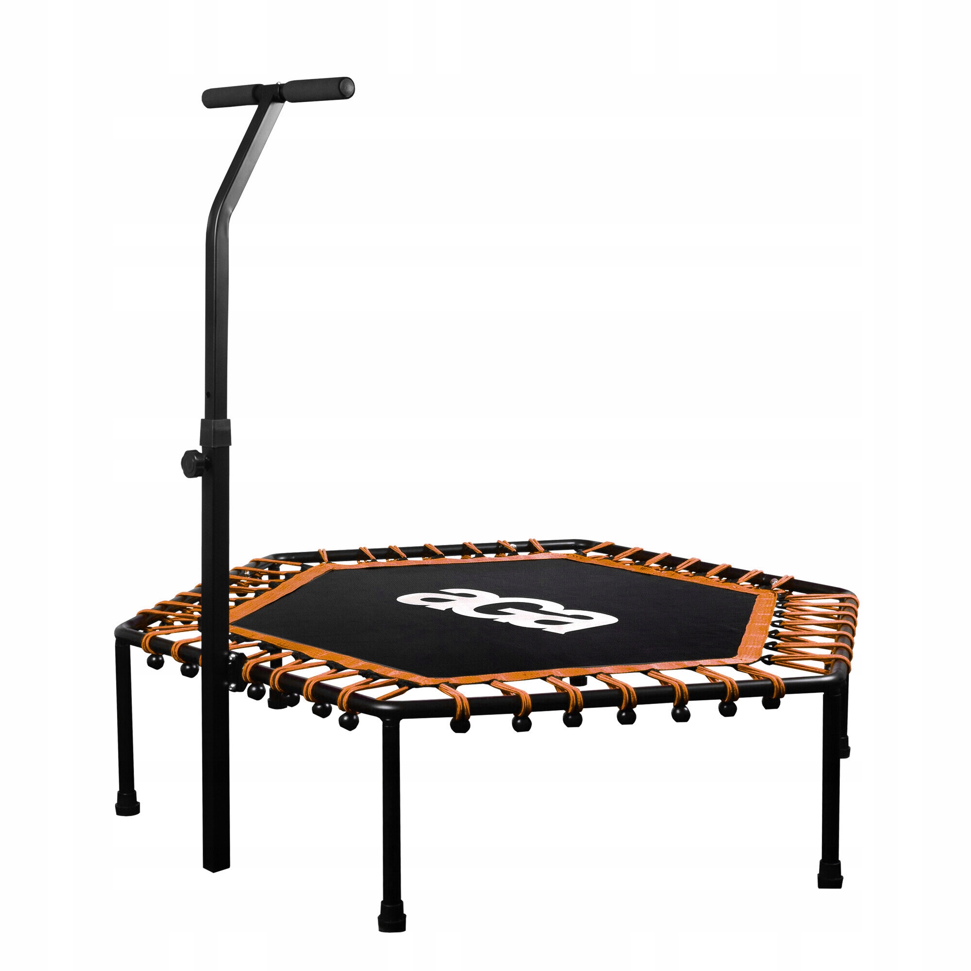 Aga Fitness Trampolína 130 cm Oranžová madlo