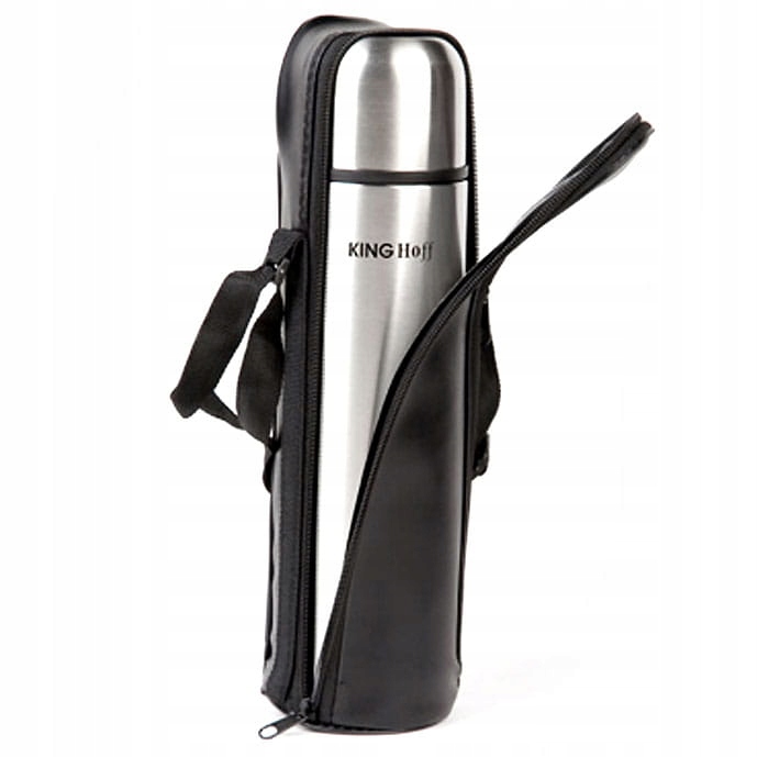 TERMOS STALOWY Z POKROWCEM 500ML KINGHoff KH-4052 Materiał stal nierdzewna