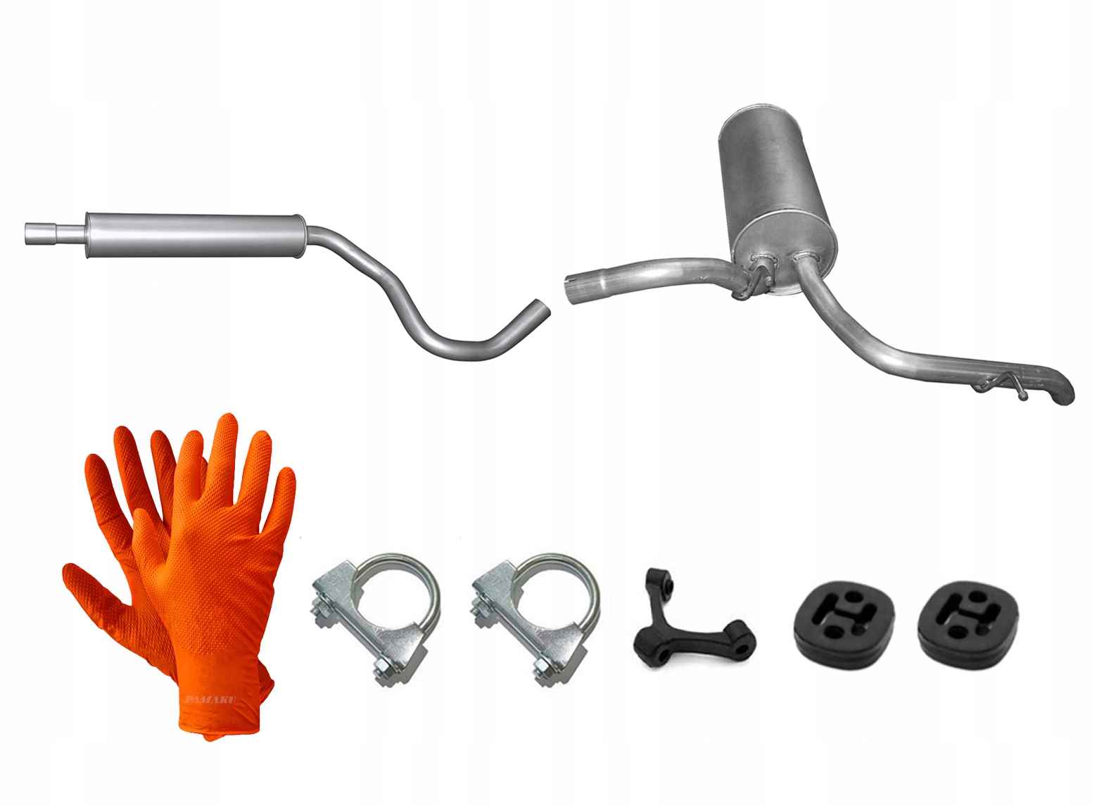 Audi A2 1.4 16V 55kW (2000-08/2005) Bak 42L Tlumič Středový Koncový