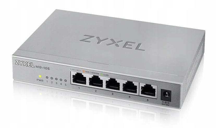 Zyxel XMG-105 5 Ports 2, 5G Desktop switch XMG-105-ZZ0101F