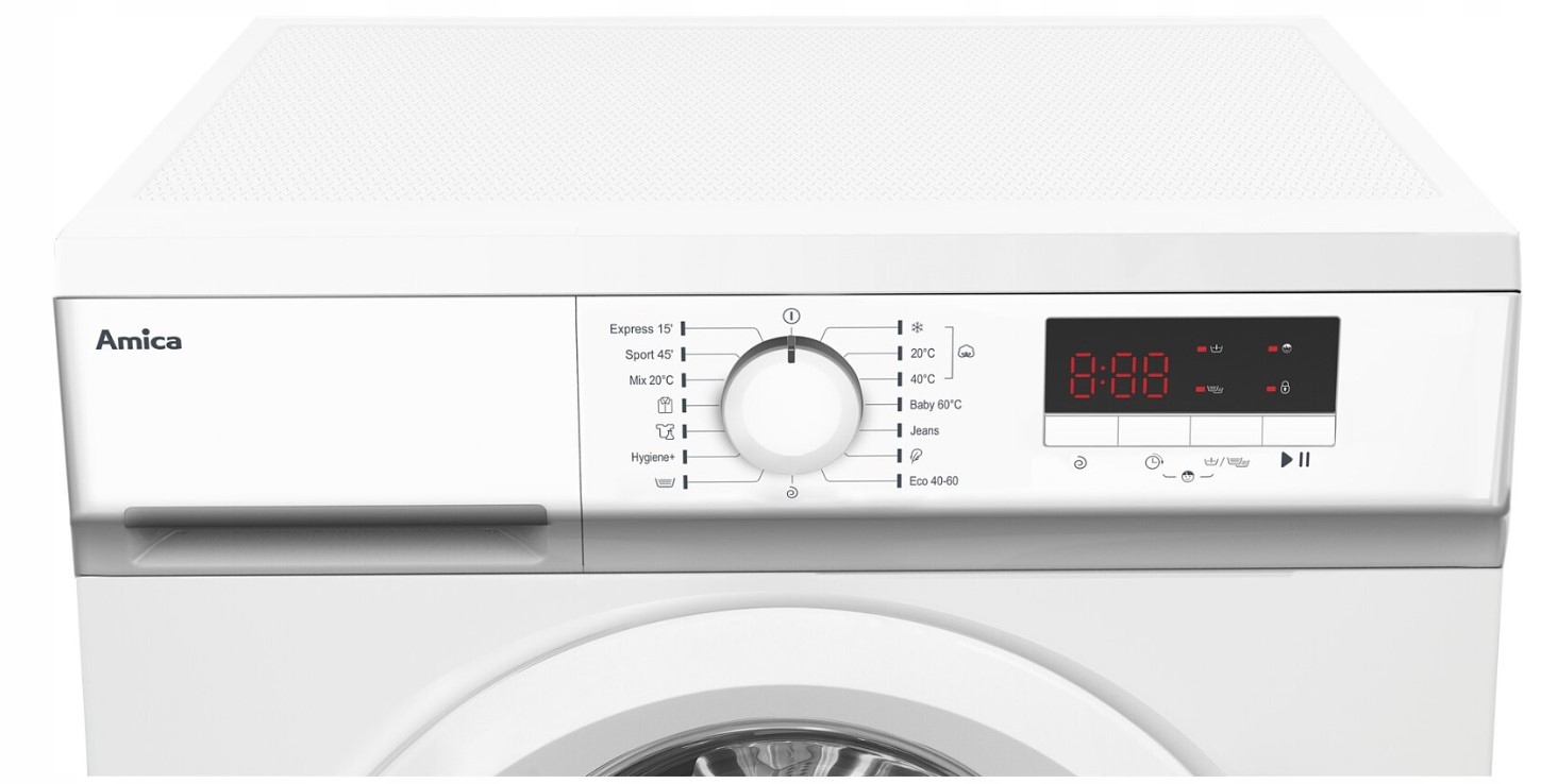 Pralka Amica GWAS610DL 6kg 1000obr AutoSensor LED Model GWAS 610DL