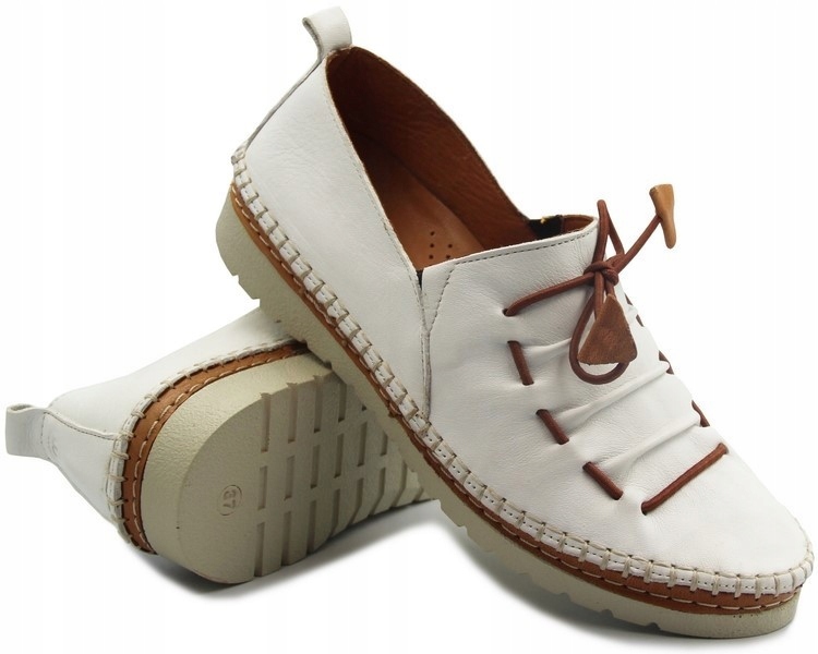 Polobotky na podzim a léto pro ženy z přírodní kůže Manitu 840089-03 36