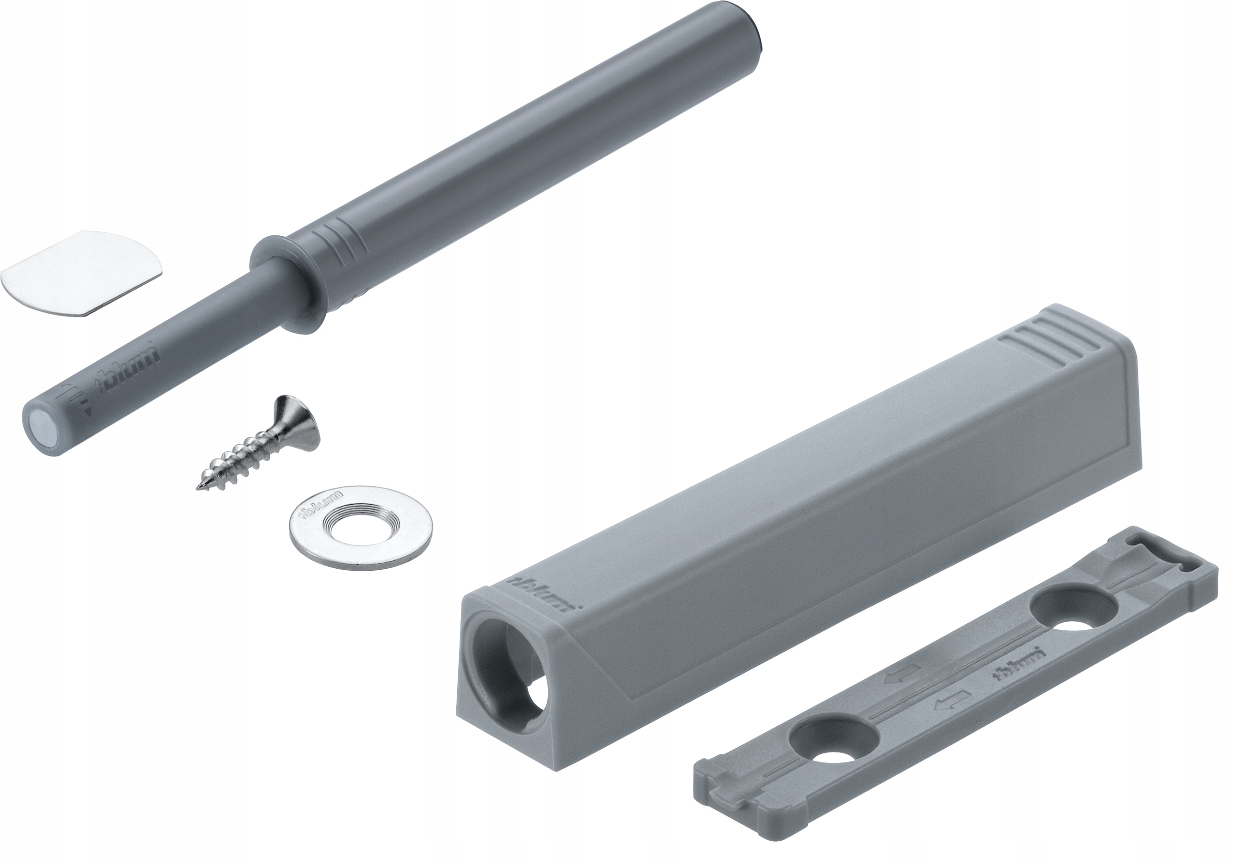 

Blum Tip-on Adapter 956A1004+956A1201 Szary