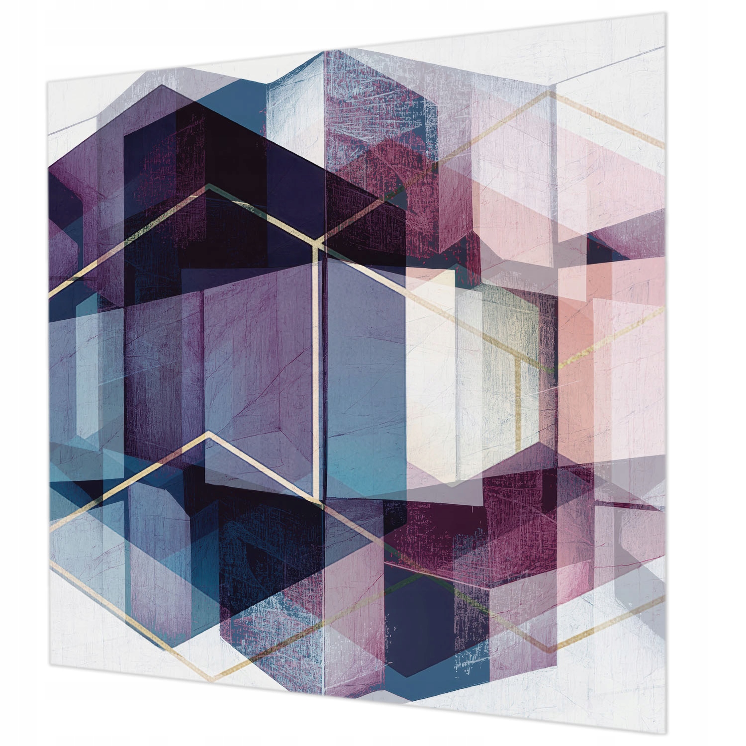 Fototapeta na flizelině Tapeta do pokoje Geometrické krychle 250x250 cm
